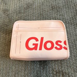 Glossier makeup bag